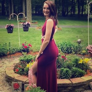 A beautiful prom dress